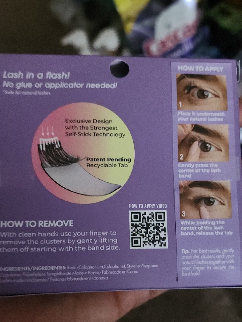 imPRESS easy tab Under Lash False Eyelashes - Style Authentic Natural - Picture 2 of 2